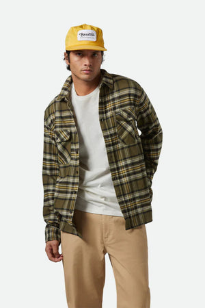 Brixton Bowery Flannel Ivy Green/Olive/Surplus/Black