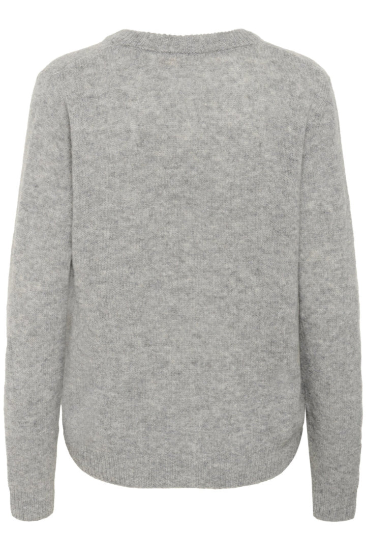 Culture CUasima Katrina Pullover Mid Grey Melange