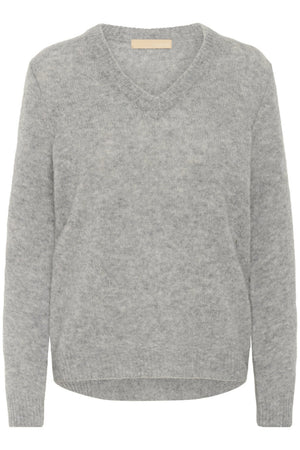 Culture CUasima Katrina Pullover Mid Grey Melange