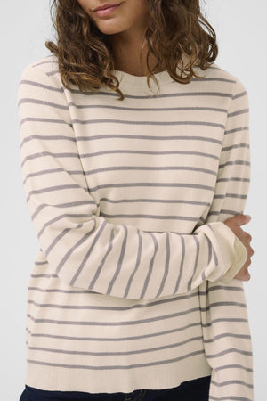 Culture CUebba Annemette Pullover Whitecap/Grey Stripe