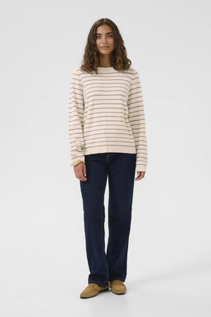 Culture CUebba Annemette Pullover Whitecap/Grey Stripe