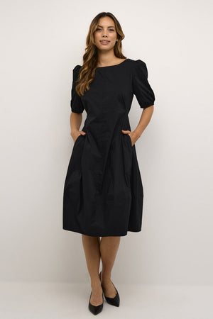 Culture CUantoinett SS O-Neck Dress Black