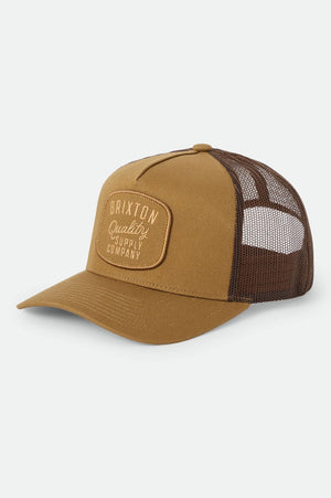 Brixton Hubal Trucker Hat Dusted Ochre
