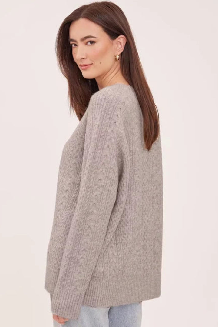 Gentle Fawn Lori Sweater Heather Pebble