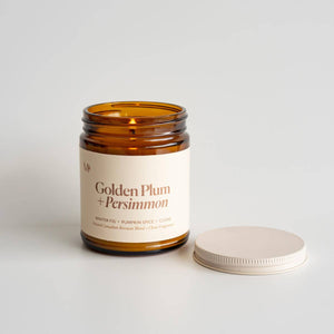 Golden Plum + Persimmon | Canadian Beeswax Candle