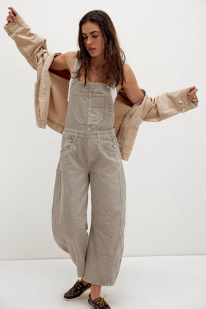 Free People Good Luck Overall Cobblestone