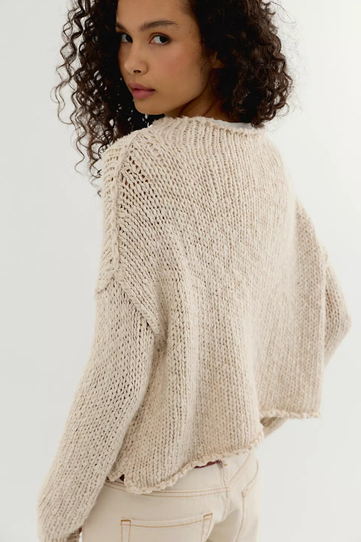 Free People Opal Sweater Tea