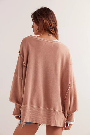 Free People Graphic Camden Shirt Mirrored Horses