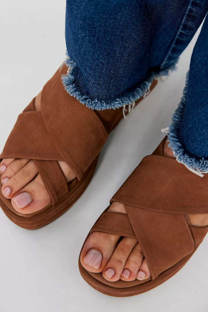 Free People Wanderbay Flatform Latte