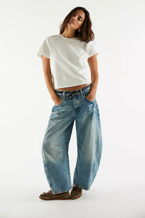 Free People Good Luck Barrel Light Beam