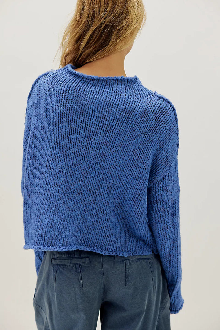 Free People Opal Sweater Peri Blue