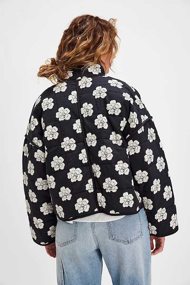 Free People Chloe Jacket Night Blooms