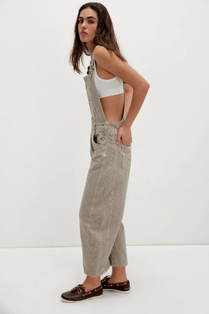 Free People Good Luck Overall Cobblestone