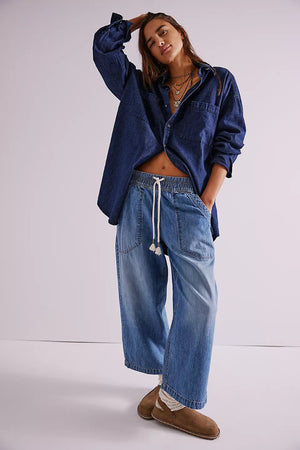 Free People Easy Peasy Pull On Pant No Problem