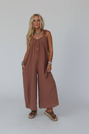 Three Bird Nest Seraphina Jumpsuit Copper