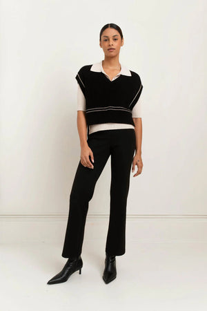 Paper Label Ash Vest Black