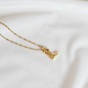 Petite Gold Cowboy Necklace