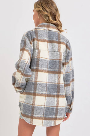 Sweet Lovely Plaid Shacket