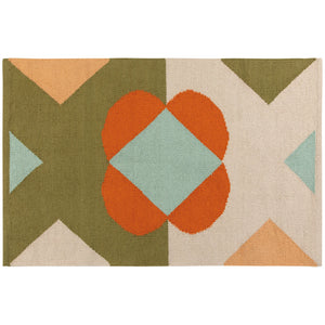 Danica Disco Woven Cotton Formation Rug 2x3ft