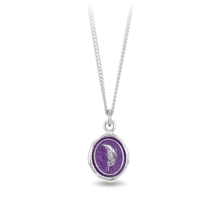 Pyrrha Talisman Feather Mystic Violet