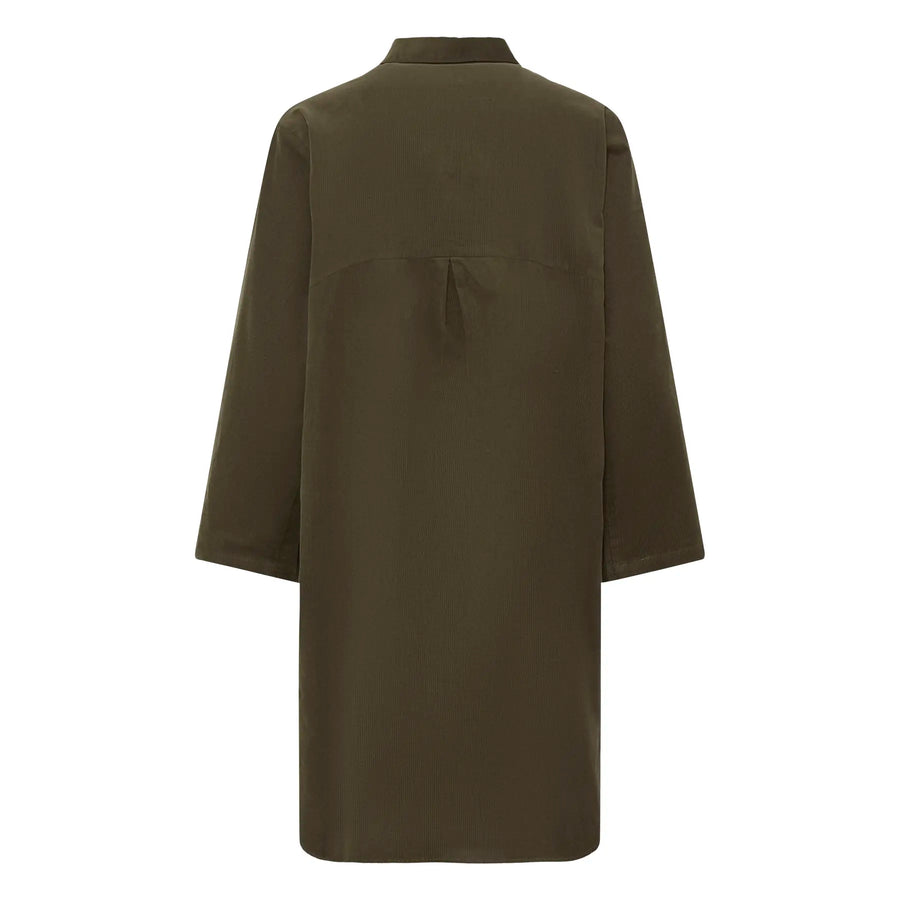 Fransa FRCory corduroy Dress Grape Leaf