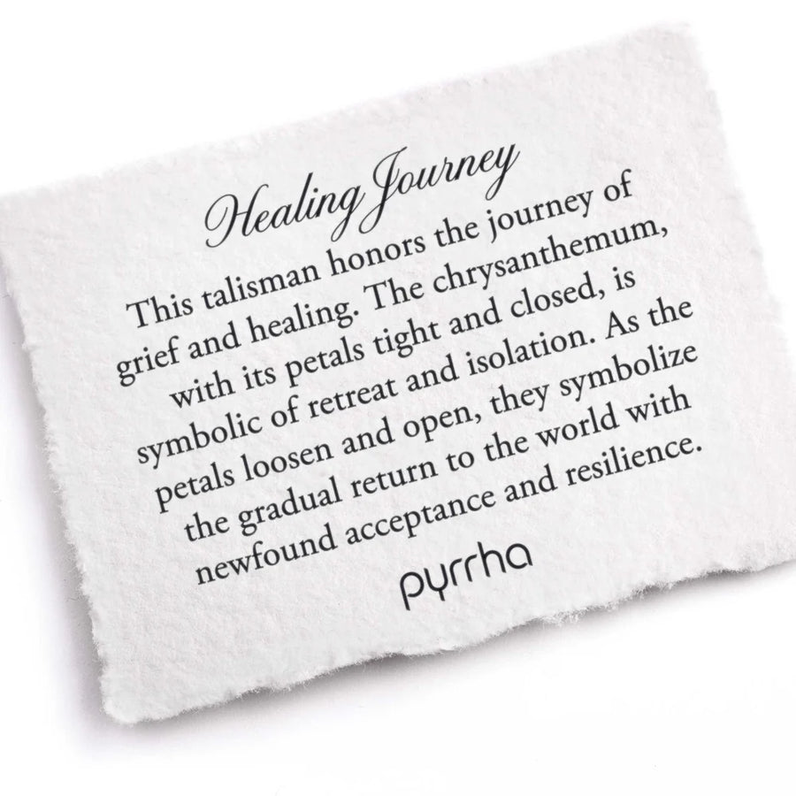 Pyrrha Talisman Silver Healing Journey