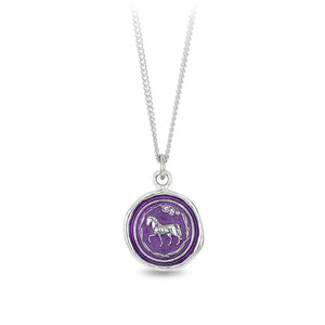 Pyrrha Horse Talisman - Mystic Violet