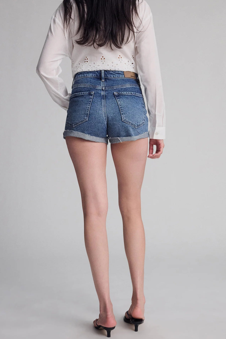 Mavi Fiora Denim Shorts Shaded Brushed 90s
