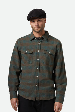 Brixton Bowery Flannel Ocean