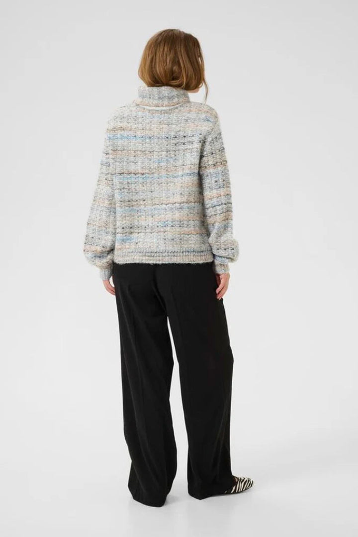 Culture CUmarble Rollneck Grey/Blue Mix