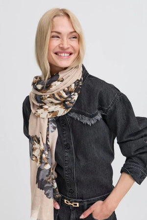 B Young BYWallam Scarf Mega Flower