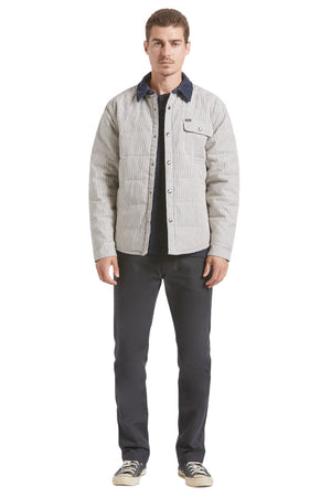 Brixton Altered Cass Jacket Whitecap/Mood Indigo/Hickory