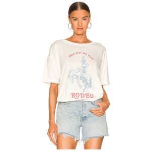 The Laundry Room First Rodeo Oversized Tee White