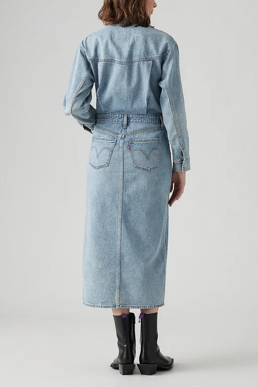 Levis Western Denim Midi Dress Feeling This