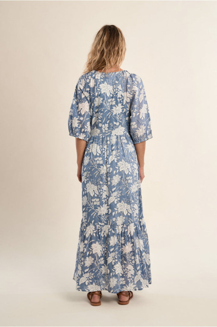 Molly Bracken Woven Dress Blue Diviya ZM103AEE