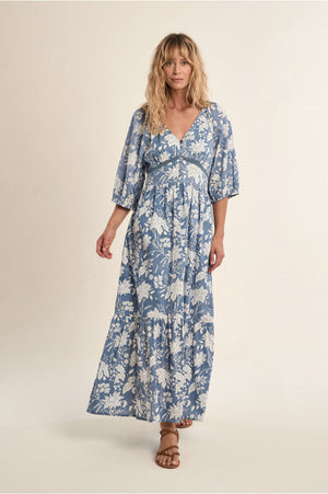 Molly Bracken Woven Dress Blue Diviya ZM103AEE