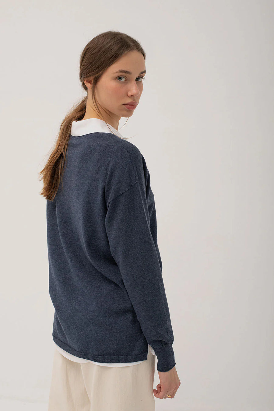 Mus and Bombon Nilo Sweater Navy