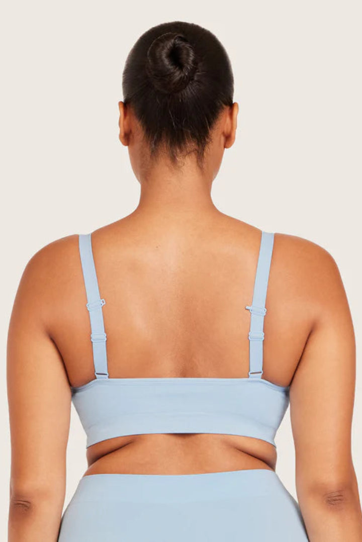 Boody Wireless Full Bust T-Shirt Bra Sky Blue