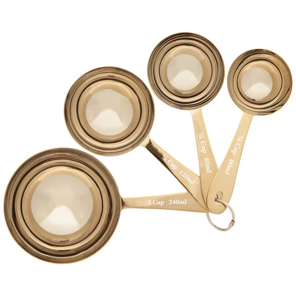 Danica Set/4 Measuring Cup Gold