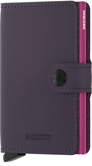 Secrid Mini Wallet Dark Purple Fuchsia