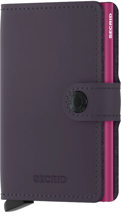Secrid Mini Wallet Dark Purple Fuchsia