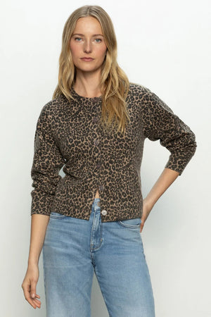 Sanctuary Leo Print Sweater Cardigan