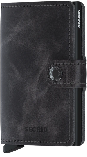 Secrid Mini Wallet Vintage Grey Black