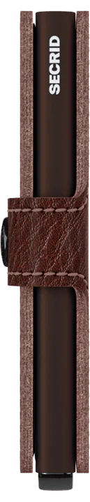 Secrid Mini Wallet Veg Espresso Brown