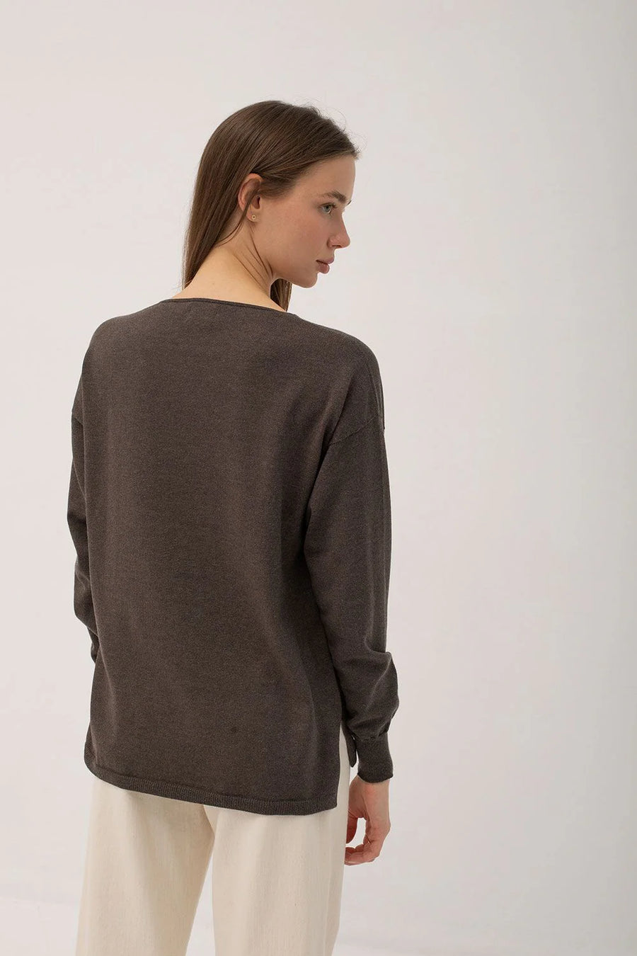 Mus and Bombon Nilo Sweater Anthracite