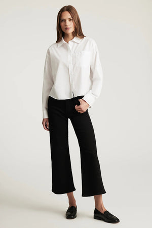 Mavi Paloma Mid Rise Black Flex Blue