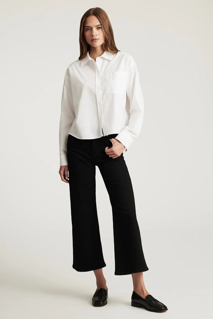 Mavi Paloma Mid Rise Black Flex Blue