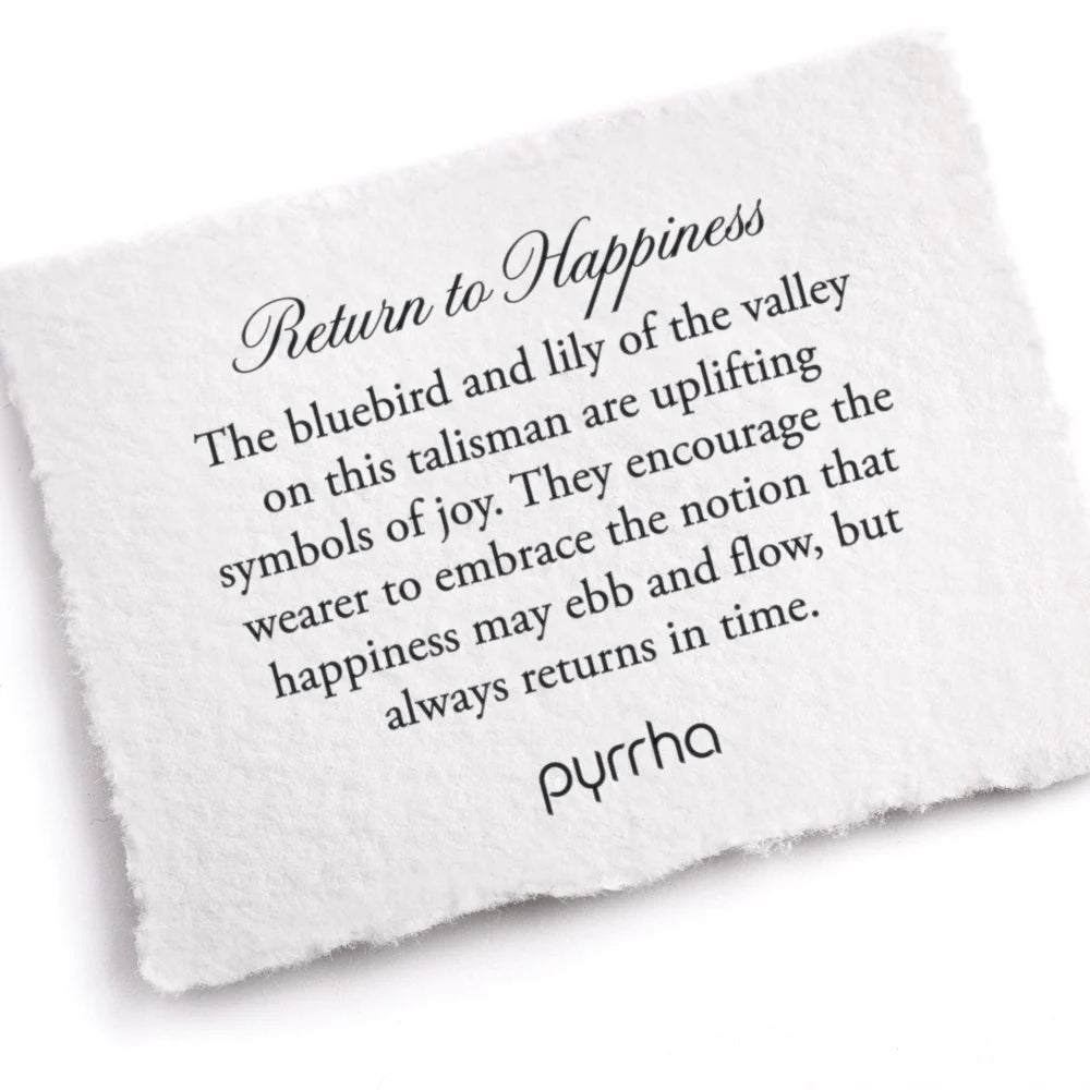 Pyrrha Return to Happiness 14k Gold Talisman