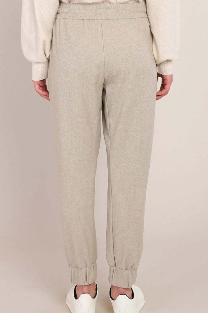 Room 34 Cuffed Hem Pants Oatmeal