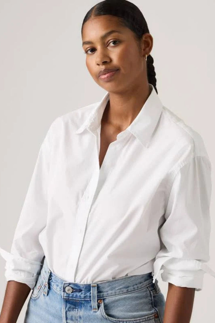 Levi's Cropped Harlie Shirt Bright White